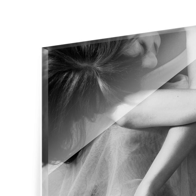 Glass print - The Hands Of A Ballerina