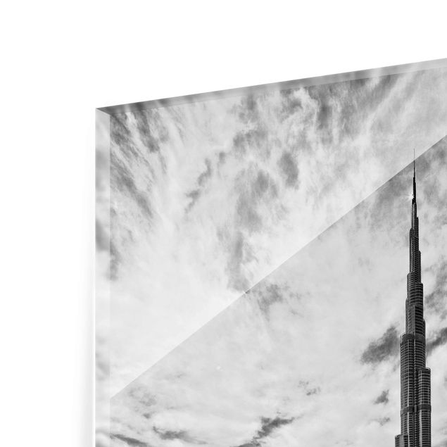 Glass print - Dubai Super Skyline