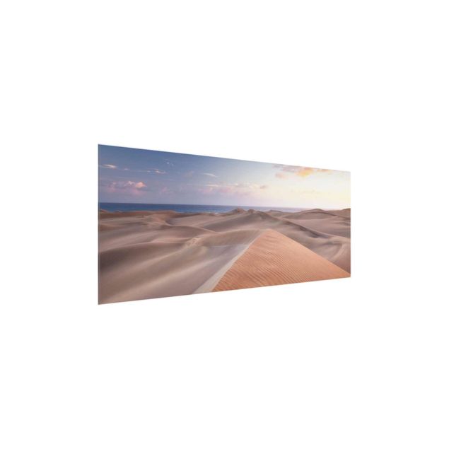 Glass print - View Of Dunes
