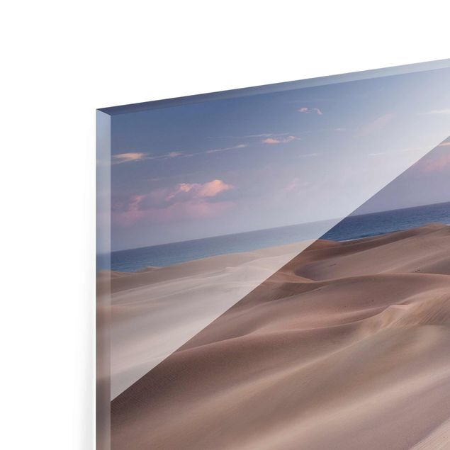 Glass print - View Of Dunes