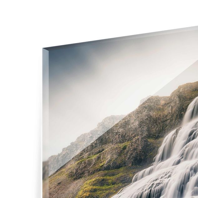 Glass print - Dynjandi Waterfall