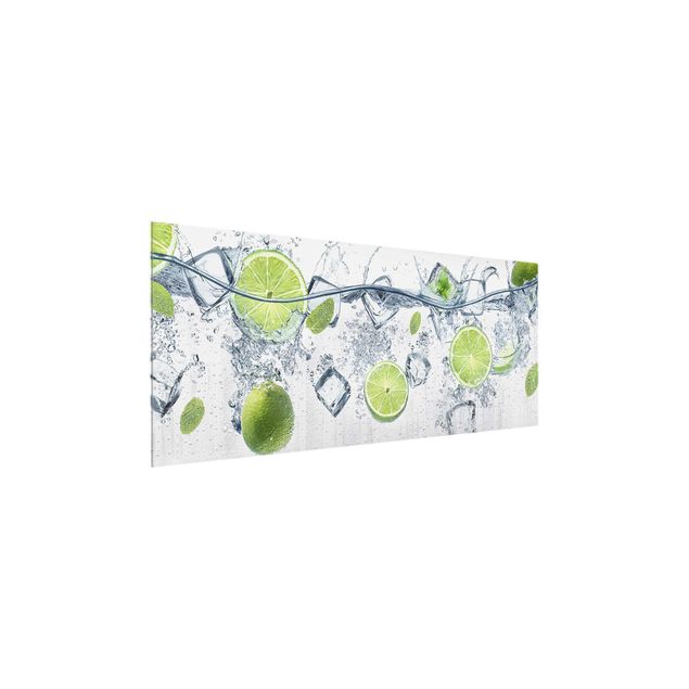 Glass print - Refreshing Lime