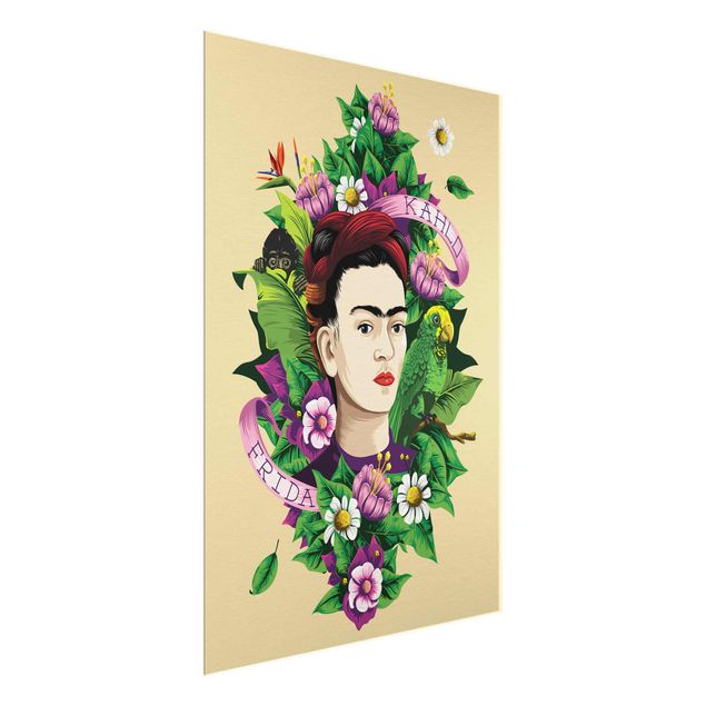 Glass print - Frida Kahlo - Frida