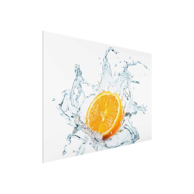 Glass print - Fresh Orange
