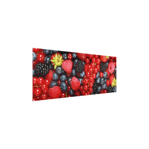 Glass print - Fruity Berries