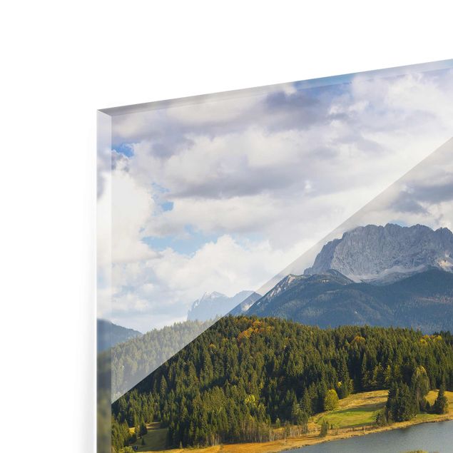Glass print - Geroldsee Lake Upper Bavaria