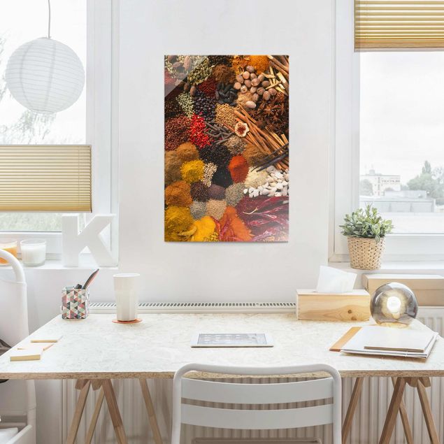 Glass print - Exotic Spices
