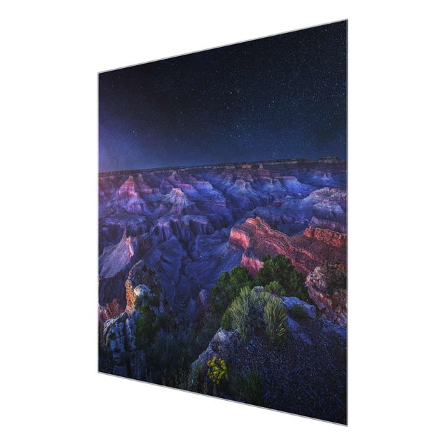 Glass print - Grand Canyon Night