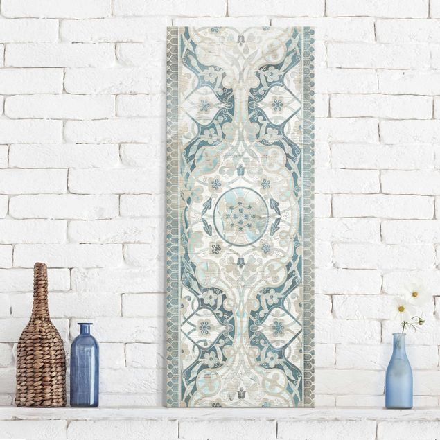 Glas Magnettafel Wood Panels Persian Vintage I