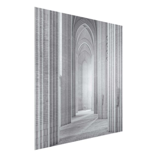Glass print - The Cloister In Grundtvig's Church