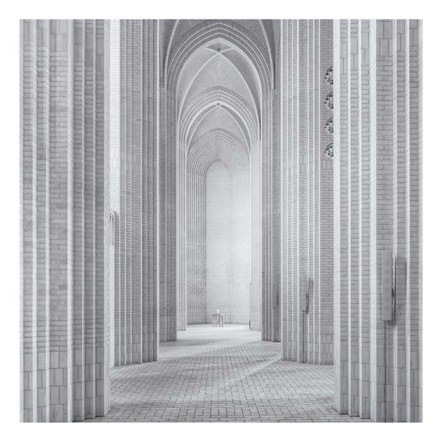 Glass print - The Cloister In Grundtvig's Church