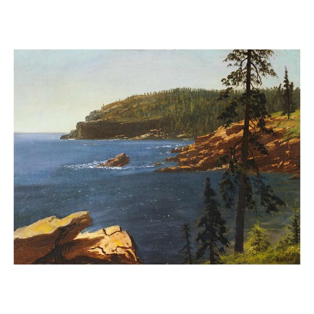 Glass print - Albert Bierstadt - California Coast