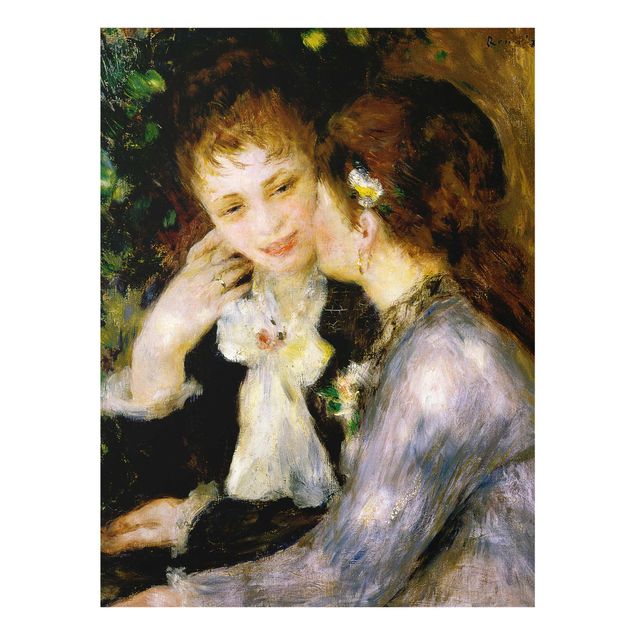 Glass print - Auguste Renoir - Confidences