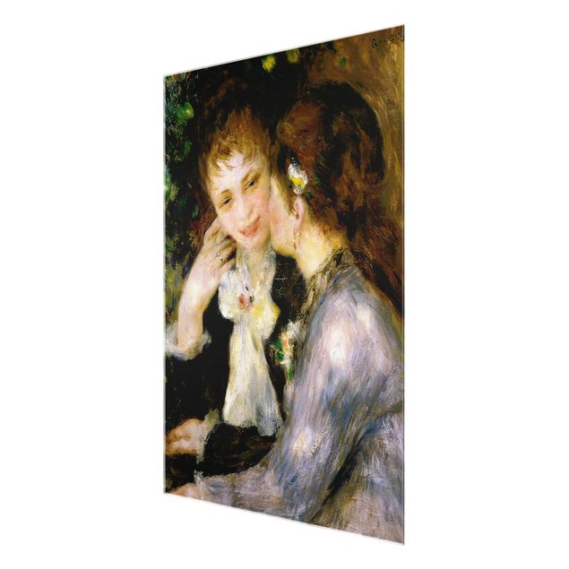 Glass print - Auguste Renoir - Confidences