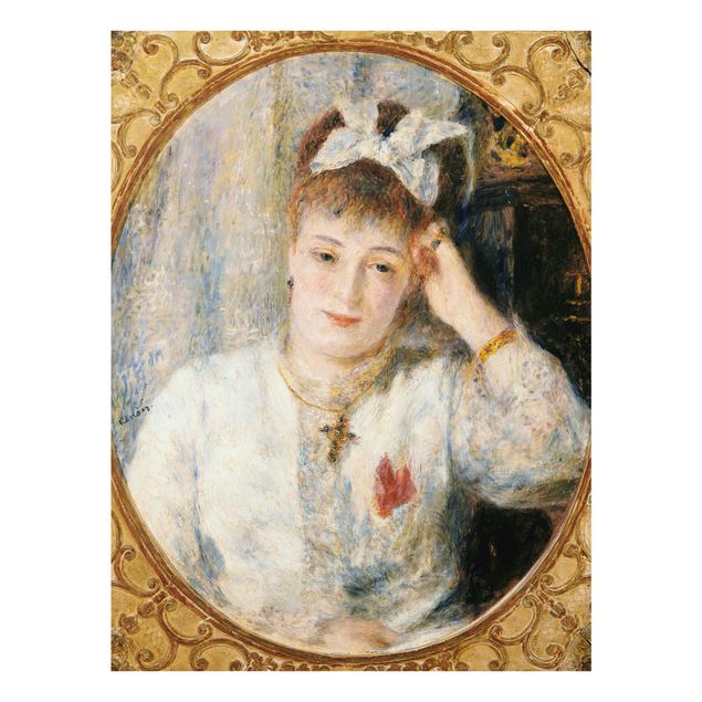 Glass print - Auguste Renoir - Portrait of Marie Murer