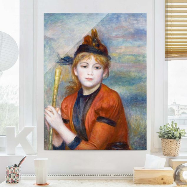 Glass print - Auguste Renoir - The Excursionist