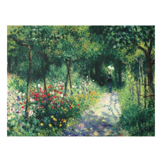 Glass print - Auguste Renoir - Women In A Garden