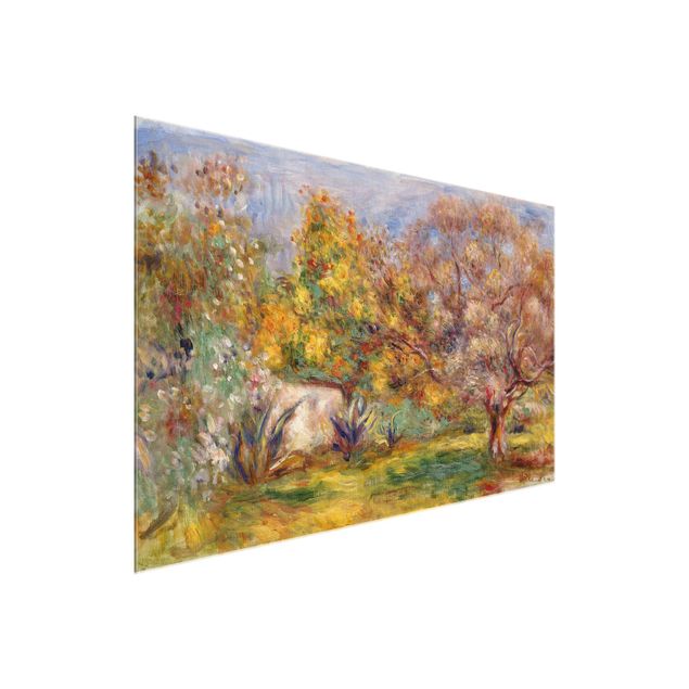 Glass print - Auguste Renoir - Olive Garden