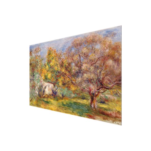 Glass print - Auguste Renoir - Olive Garden