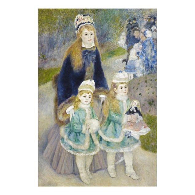 Glass print - Auguste Renoir - Mother and Children (The Walk)