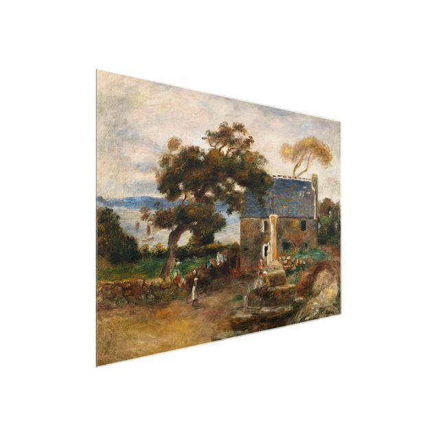 Glass print - Auguste Renoir - Treboul Near Douardenez, Brittany