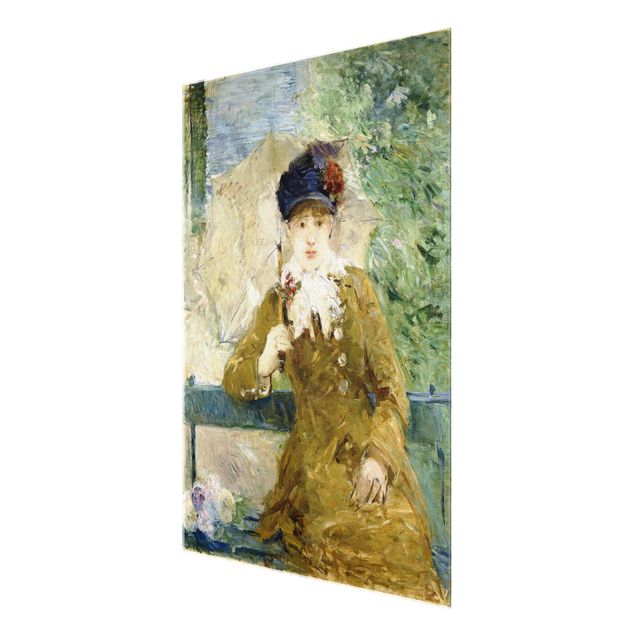 Glass print - Berthe Morisot - Lady with Parasol
