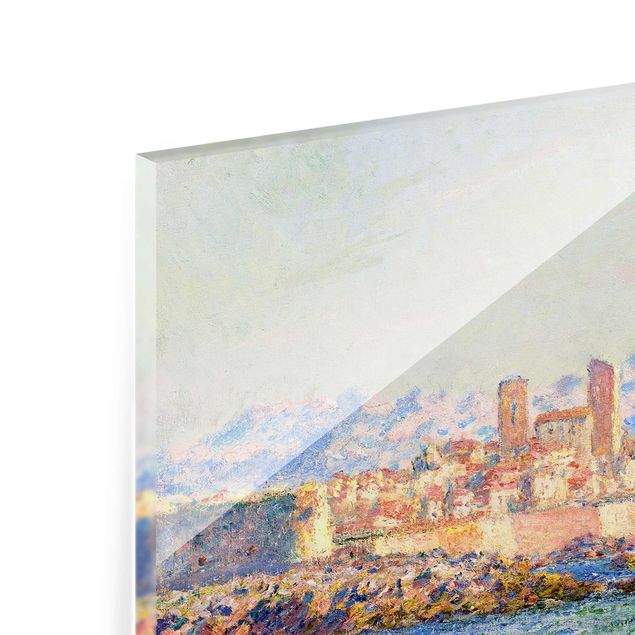 Glass print - Claude Monet - Antibes, Le Fort