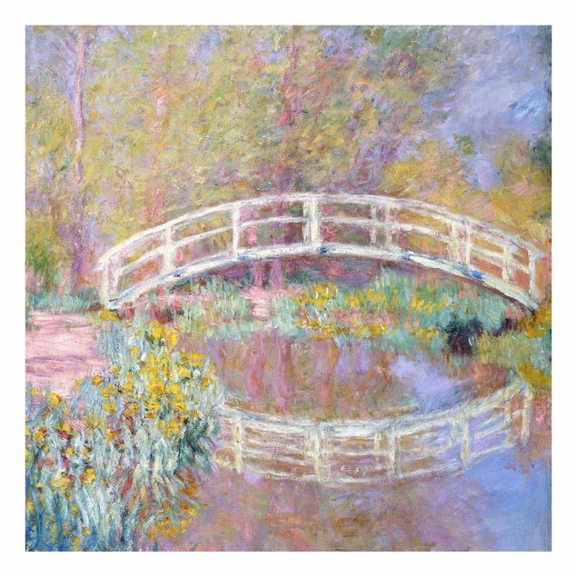 Glass print - Claude Monet - Bridge Monet's Garden