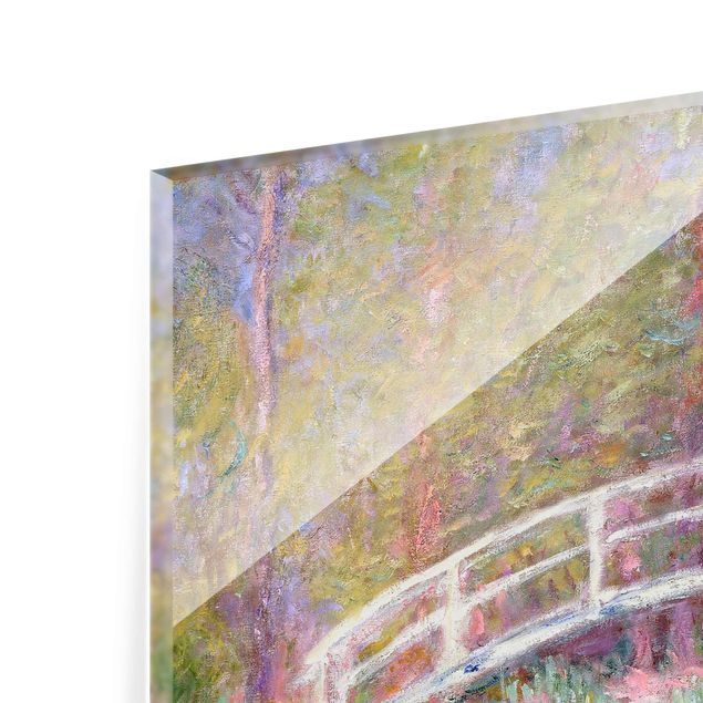Glass print - Claude Monet - Bridge Monet's Garden