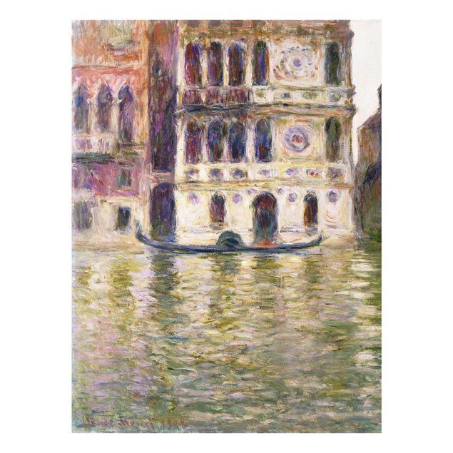 Glass print - Claude Monet - The Palazzo Dario