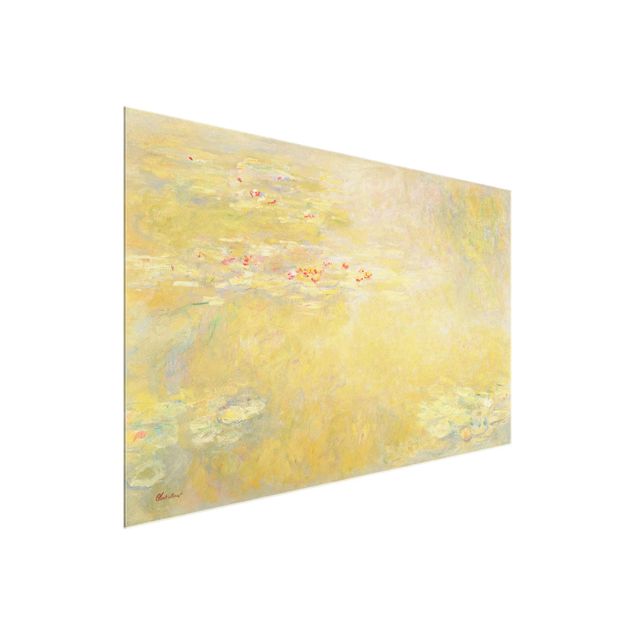 Glass print - Claude Monet - The Water Lily Pond