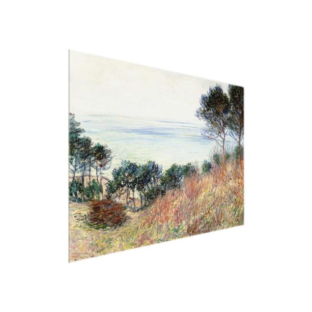 Glass print - Claude Monet - The Coast Of Varengeville