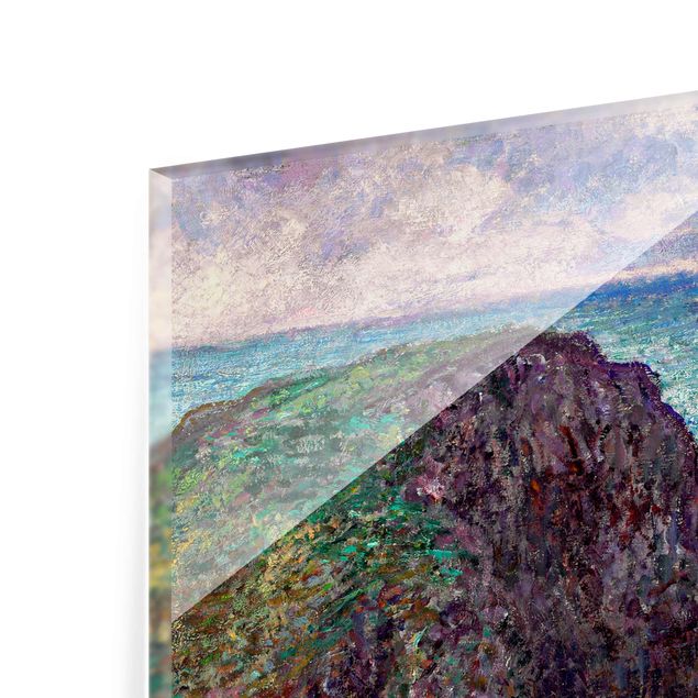 Glass print - Claude Monet - Group of Rocks at Port-Goulphar