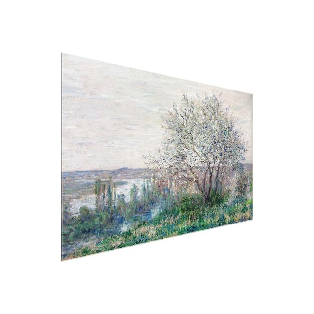 Glass print - Claude Monet - Spring in Vétheuil
