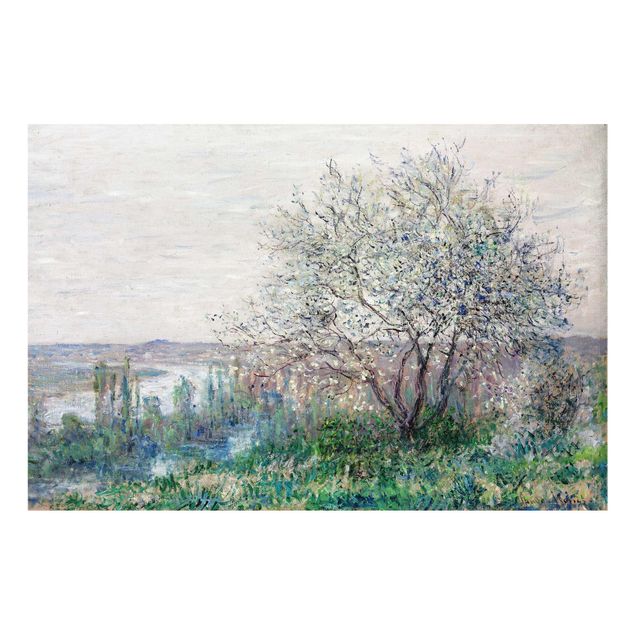 Glass print - Claude Monet - Spring in Vétheuil