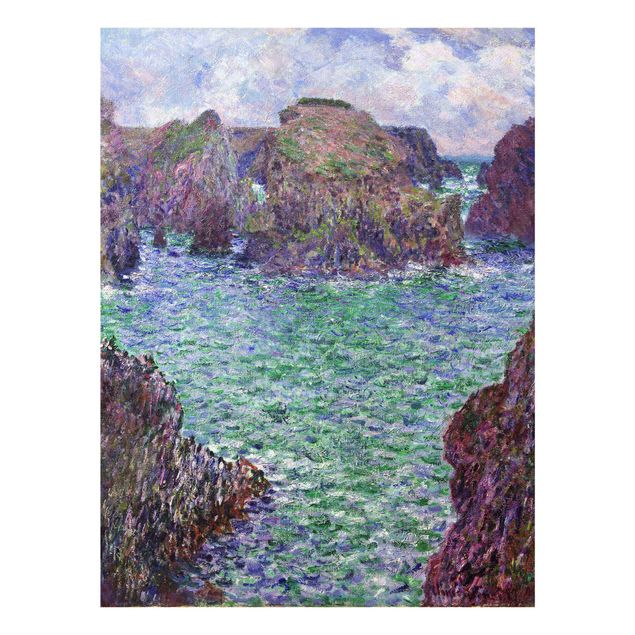 Glass print - Claude Monet - Port-Goulphar, Belle-Île