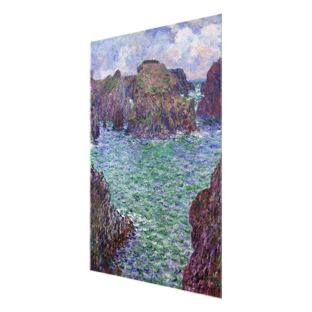 Glass print - Claude Monet - Port-Goulphar, Belle-Île