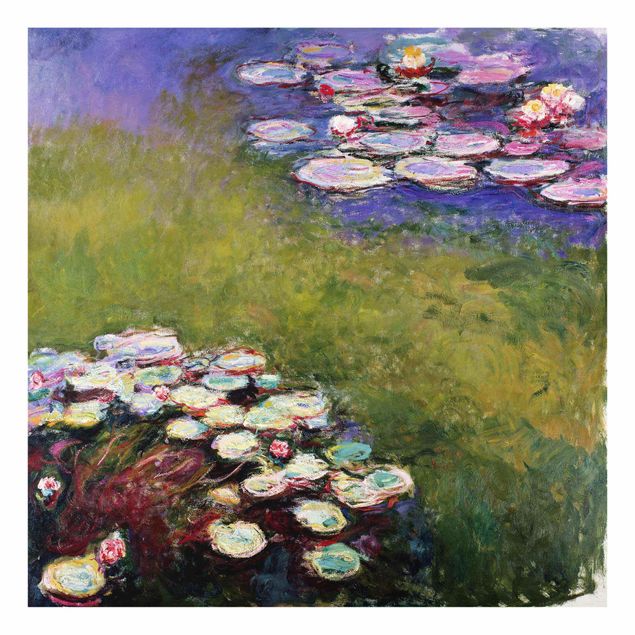 Glass print - Claude Monet - Water Lilies
