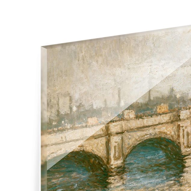 Glass print - Claude Monet - Thames Bridge And Parliament Building In London