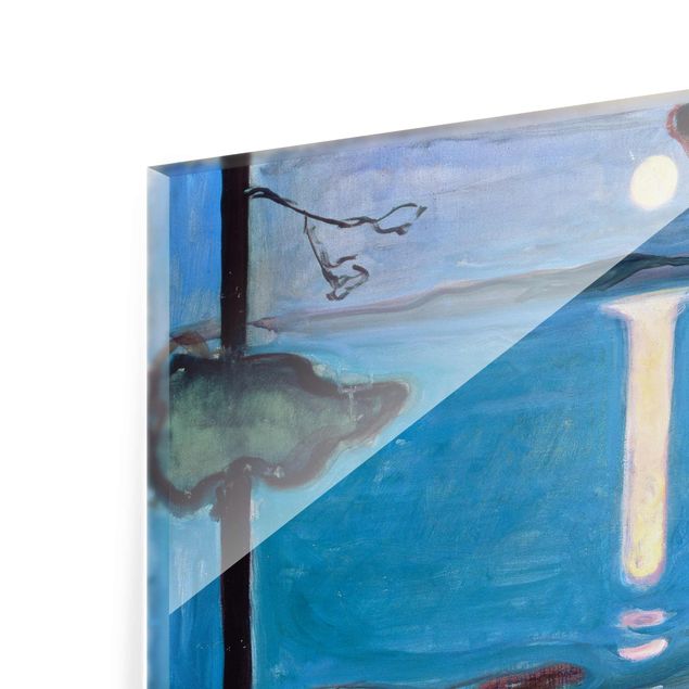 Glass print - Edvard Munch - Moon Night