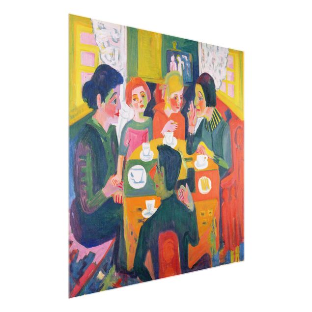 Glass print - Ernst Ludwig Kirchner - Coffee Table