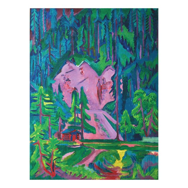 Glass print - Ernst Ludwig Kirchner - Quarry in the Wild