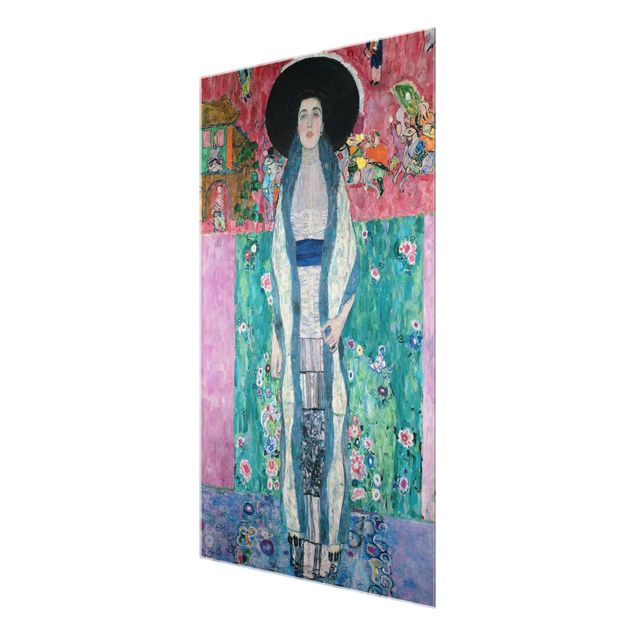 Glass print - Gustav Klimt - Portrait Adele Bloch-Bauer II