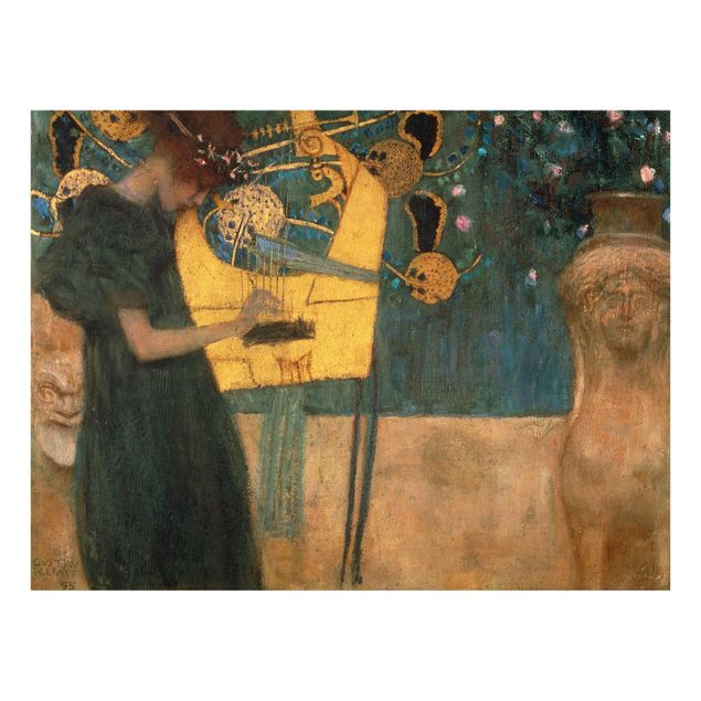 Glass print - Gustav Klimt - Music