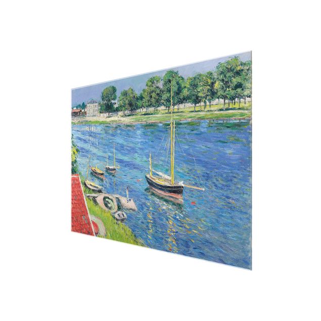 Glass print - Gustave Caillebotte - The Seine At Argenteuil
