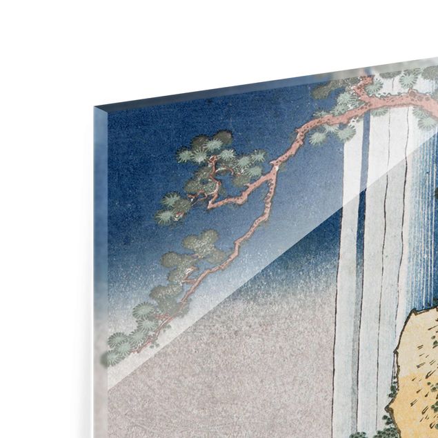 Glass print - Katsushika Hokusai - The Poet Rihaku
