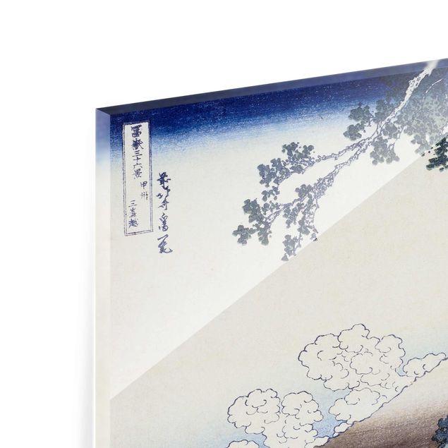 Glass print - Katsushika Hokusai - Mishima Pass In Kai Province