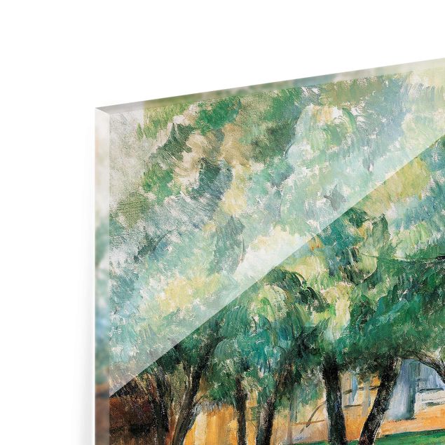 Glass print - Paul Cézanne - Farm In Normandy