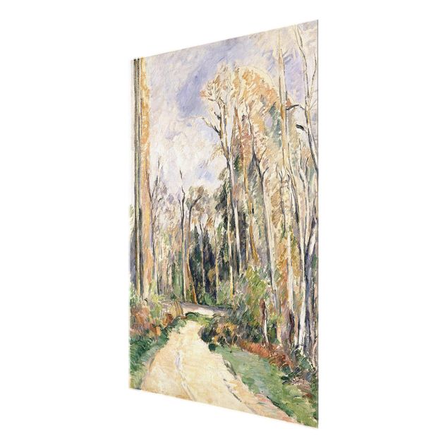 Glass print - Paul Cézanne - Path at the Entrance to the Forest