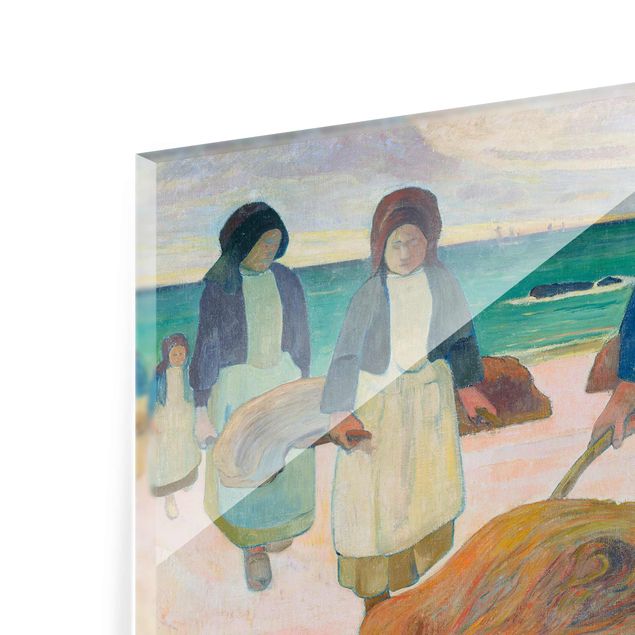 Glass print - Paul Gauguin - The Kelp Gatherers (Ii)